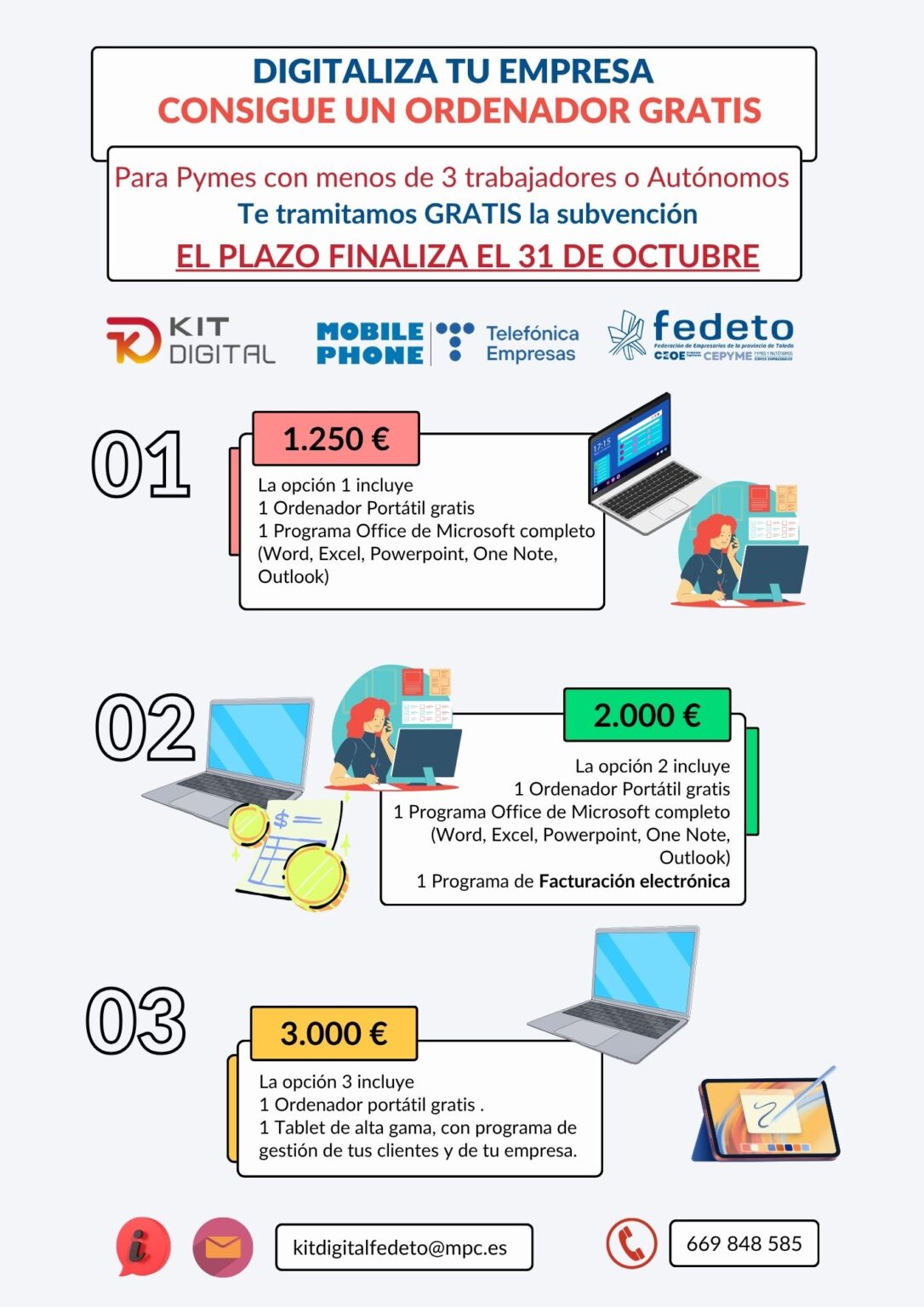 ÚLTIMAS SEMANAS PARA SOLICITAR EL KIT DIGITAL - FEDETO - Federación ...